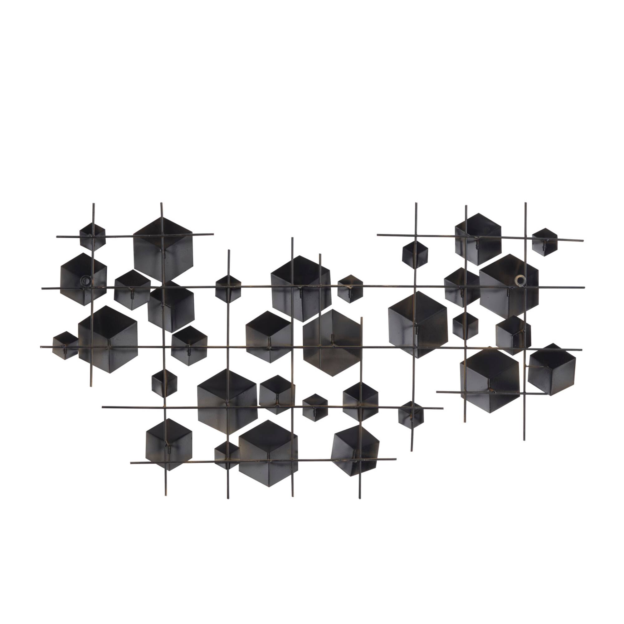 Gold Metal Glam Wall Decor, 20" x 36" x 2"